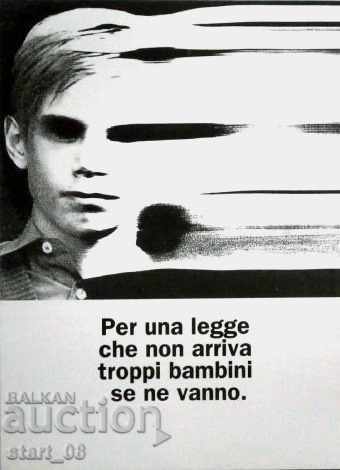 Italian Postcard - Call for Giulio Andreoti