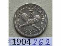 3 pence 1963 Timbru Noua Zeelanda