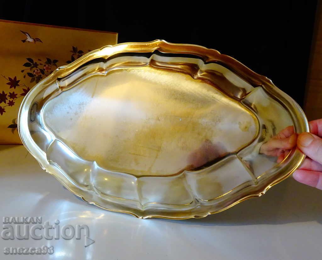 Bronze vessel, fruit bowl 31 cm., Wolff - 5