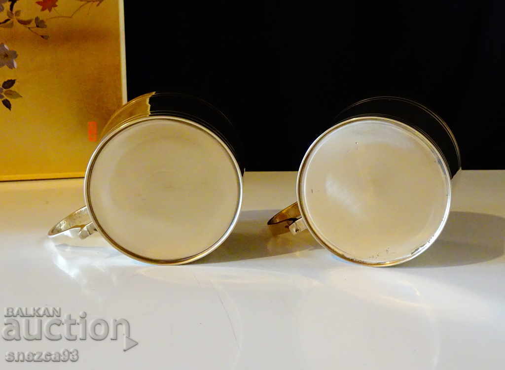 Massive German bronze cups, 2 pieces - 5