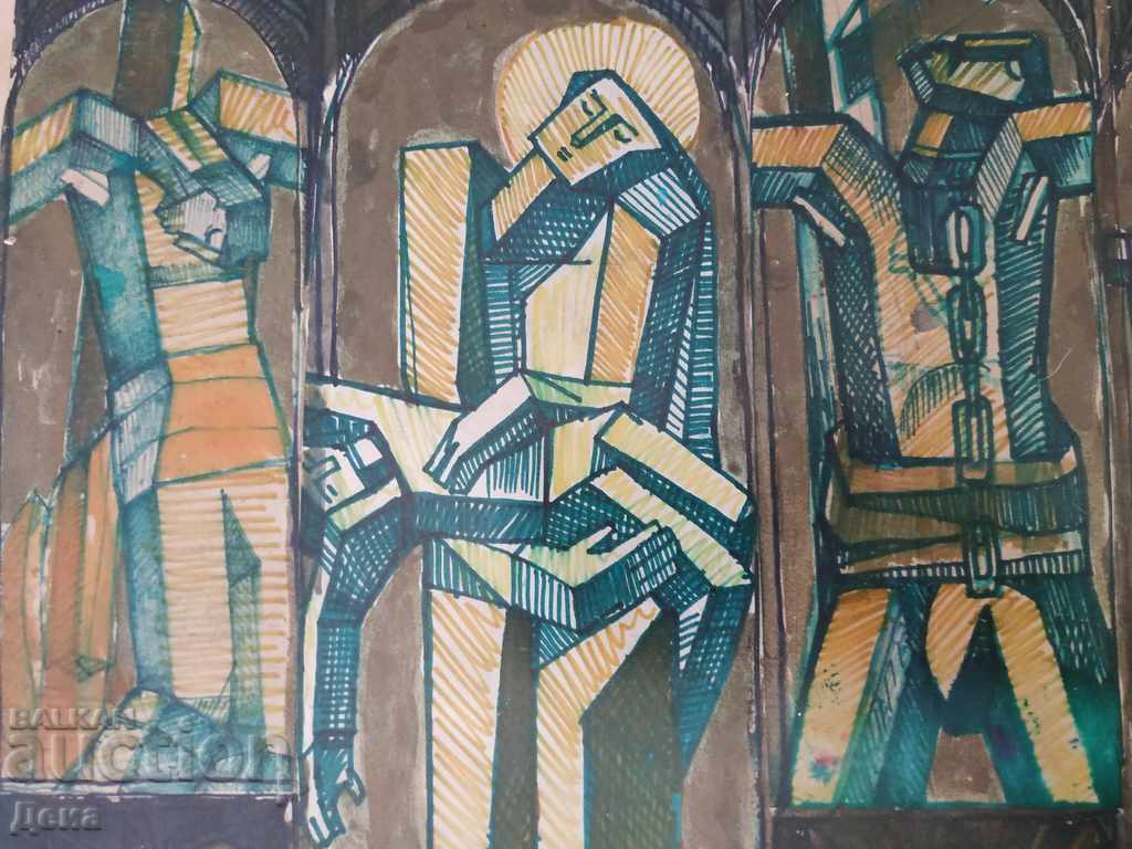 Emil Popgenchev, έργο Τοιχογραφίας - 5 Emil Popgenchev, έργο Τοιχογραφίας - 5
