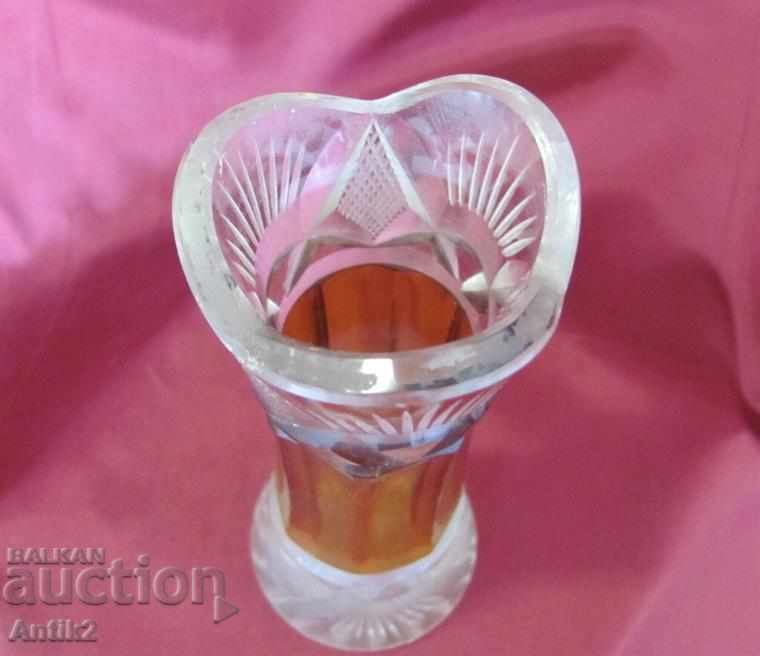 30s Art Deco Crystal Vase with price 108.00 BGN | € 55.22 30s Art Deco Crystal Vase with price 108.00 BGN | € 55.22