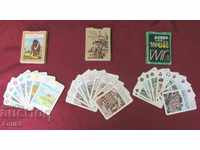 Old Kids Playing Cards 3 pieces Germany