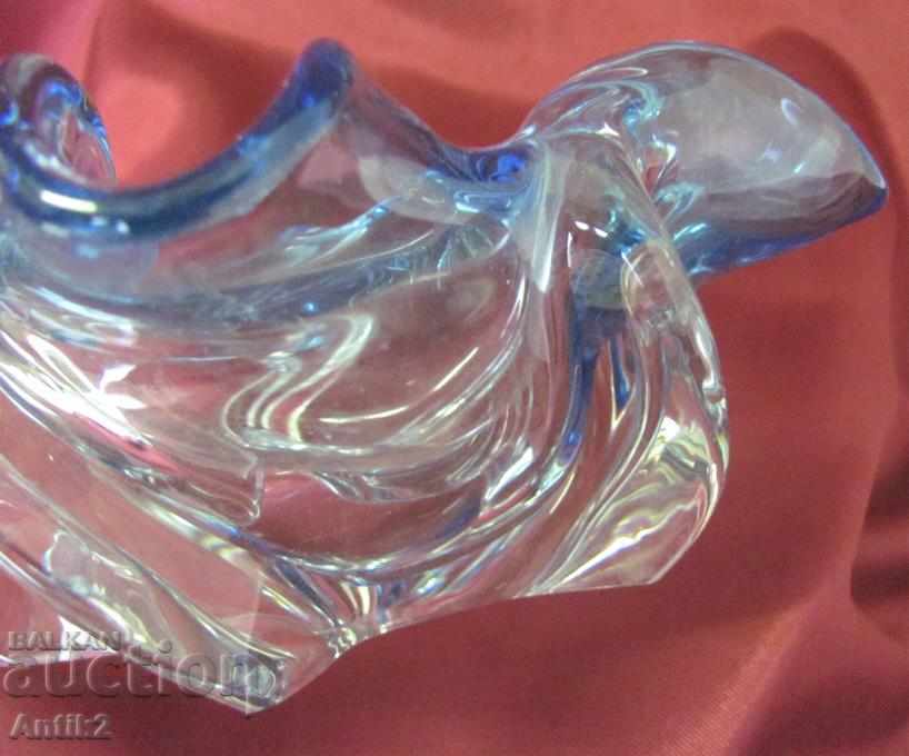 Old Crystal Glass Massive Cup - 6