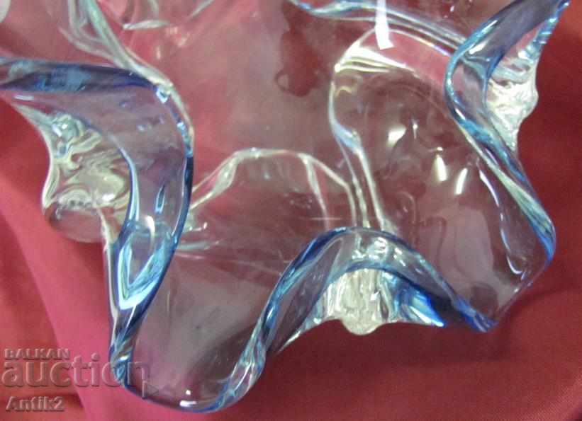 Old Crystal Glass Massive Cup - 7