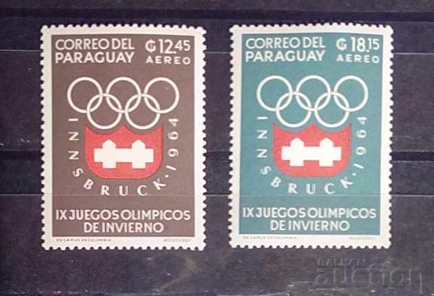 Paraguay 1963 Sport/Olympic Games Innsbruck '64 MNH Paraguay 1963 Sport/Olympic Games Innsbruck '64 MNH