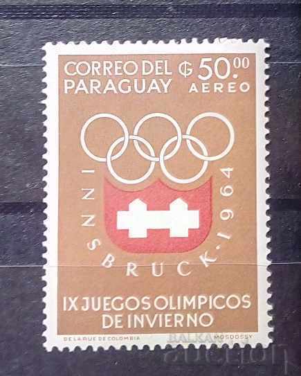 Paraguay 1963 Innsbruck Olympic Games '64 MNH
