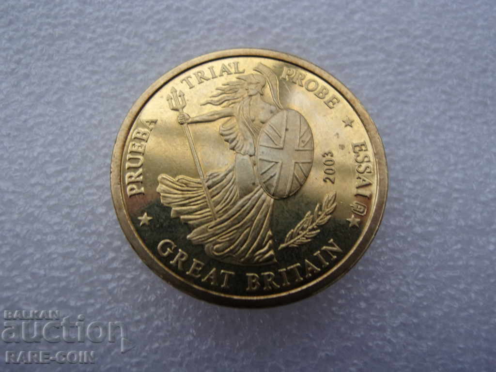 RS (21) England Sample 10 Cent 2003 UNC
