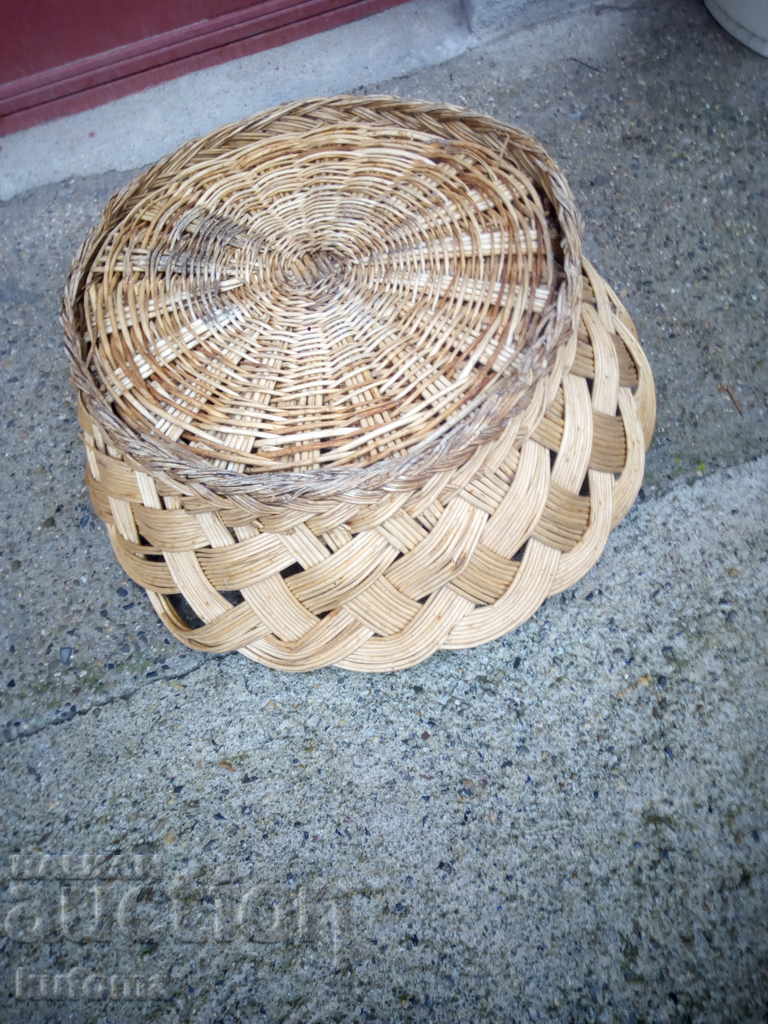 Old rattan bread basket - 6