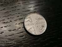 Монета - Великобритания - 5 пенса | 2010г.