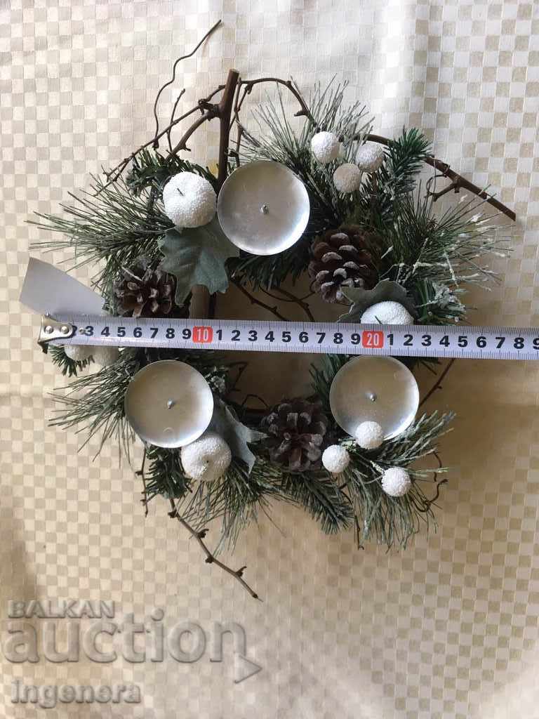 Χριστουγεννιάτικο κηροπήγιο ΝΕΑ ΠΩΛΗΣΗ με τιμή 16.99 BGN | € 8.69 Χριστουγεννιάτικο κηροπήγιο ΝΕΑ ΠΩΛΗΣΗ με τιμή 16.99 BGN | € 8.69