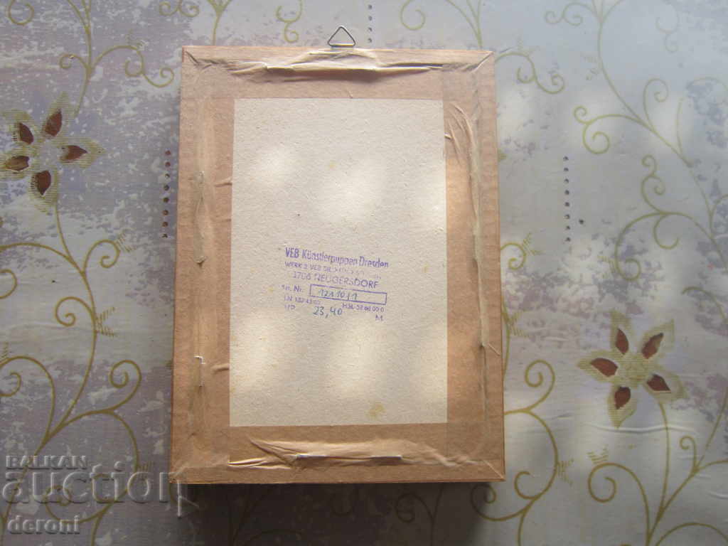 Παράδοση Παλιά γερμανική ζωγραφική κορίτσι και πεταλούδα