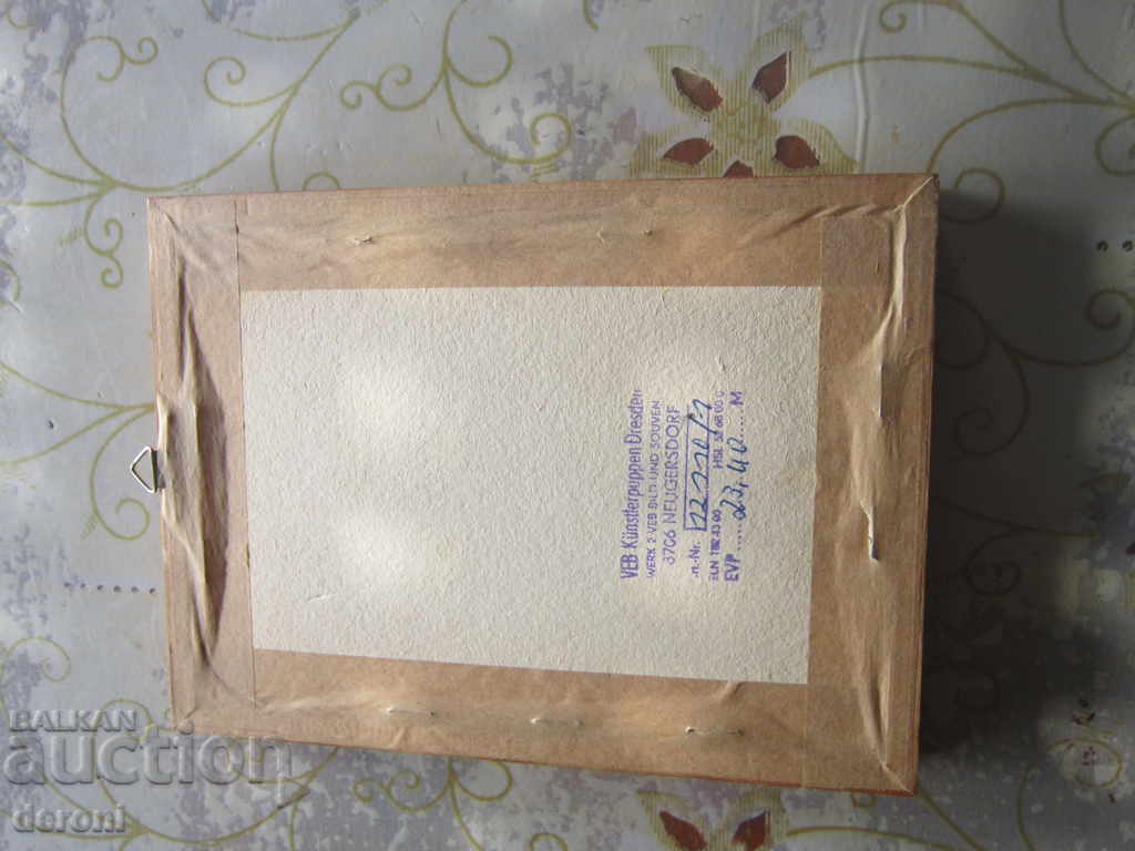 Delivery of An old German painting The messenger of flowers Delivery of An old German painting The messenger of flowers