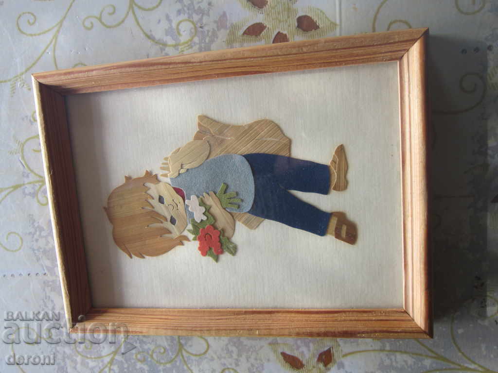 An old German painting The messenger of flowers - 6 An old German painting The messenger of flowers - 6