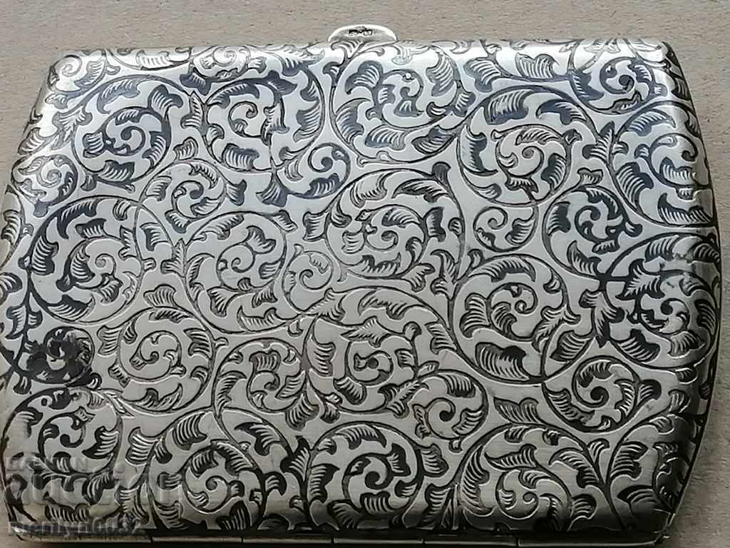 Silver tobacco box high grade 102.4 g - 6