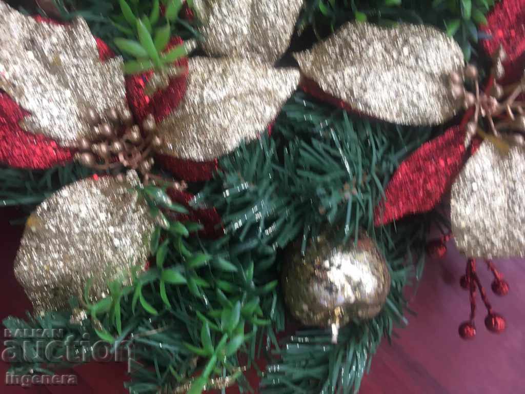 Auction Christmas Wreath Decorated New Auction Christmas Wreath Decorated New