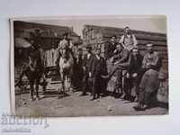 Παλιά φωτογραφία 1941 από άλογα Ohrid Gater