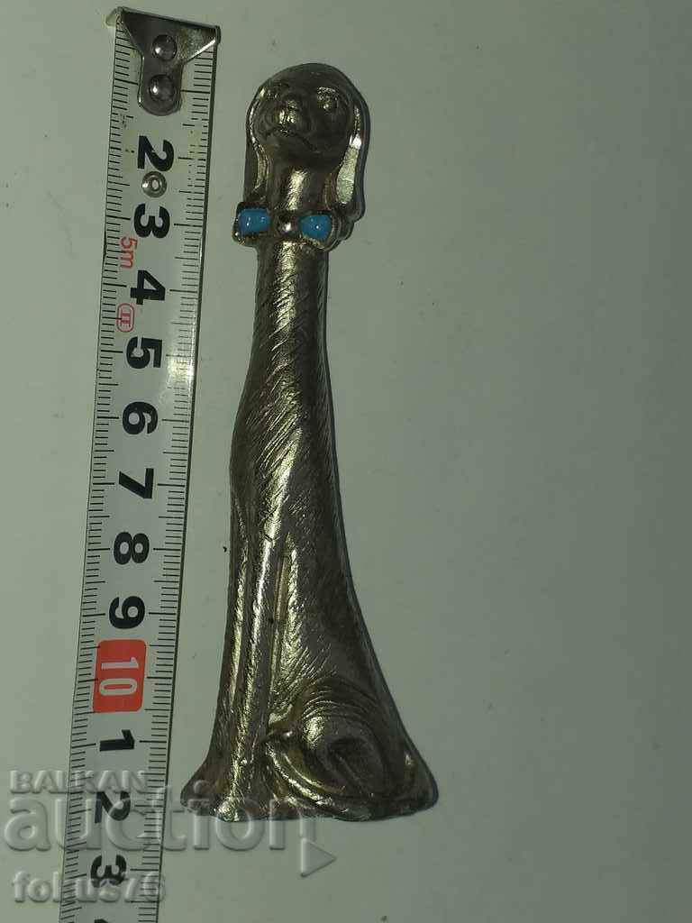 METAL STATUS FIGURE PUPPY - 5