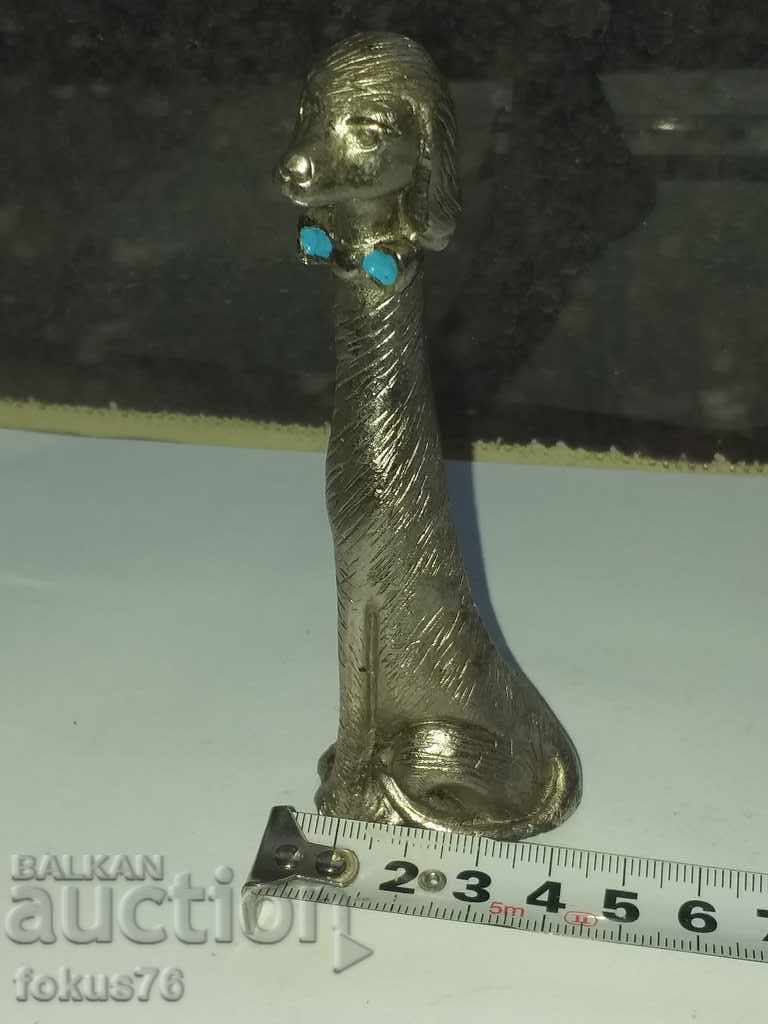 METAL STATUS FIGURE PUPPY - 6