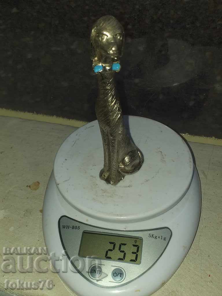 METAL STATUS FIGURE PUPPY - 7