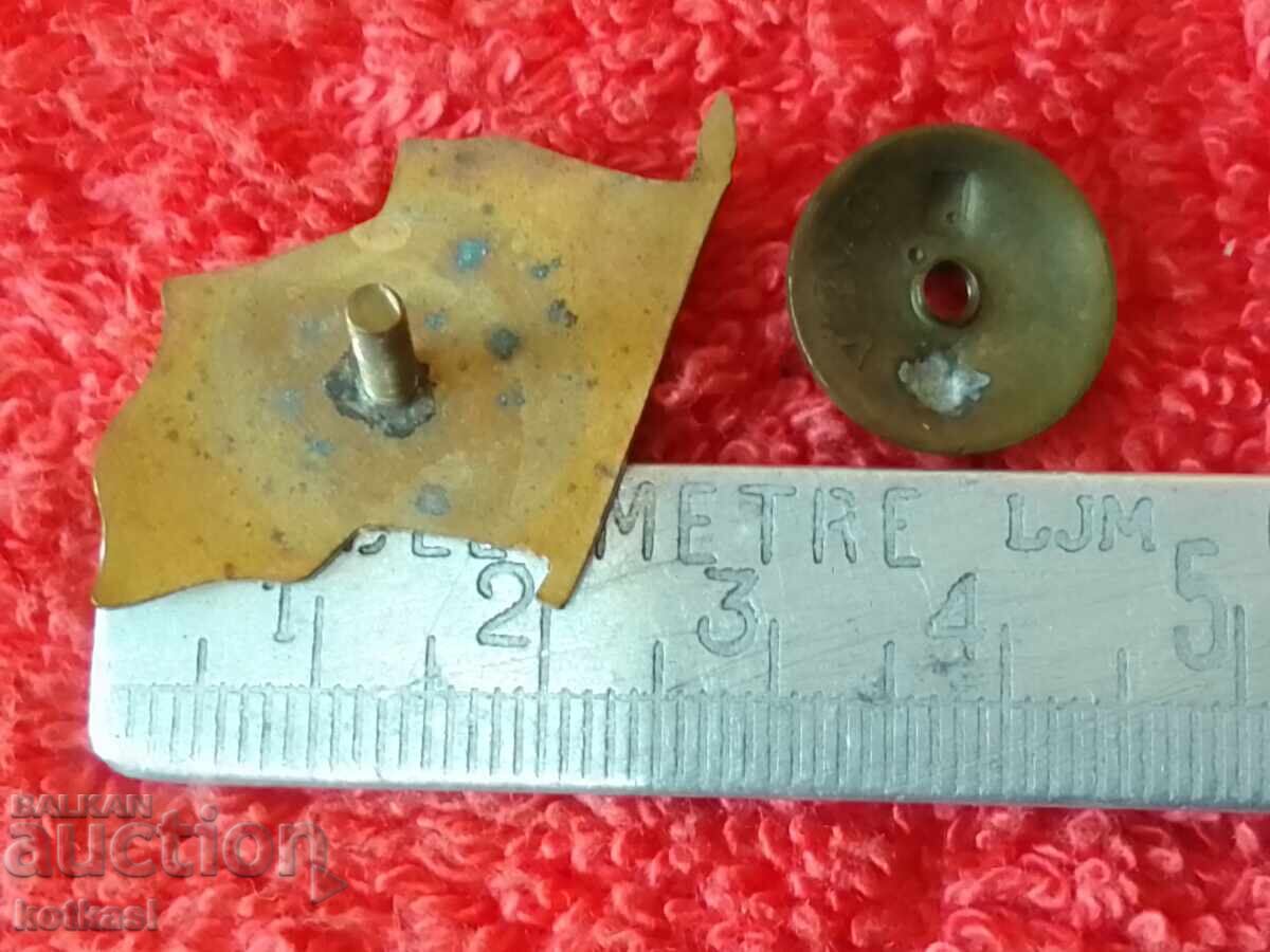 Old Social Badge Badge enamel on screw 1950 Brigadier with price 21.00 BGN | € 10.74