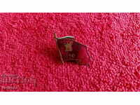 Old Social Badge Badge enamel on screw 1950 Brigadier