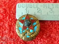 Old Social Badge Badge DOSO solid enamel screw excellent