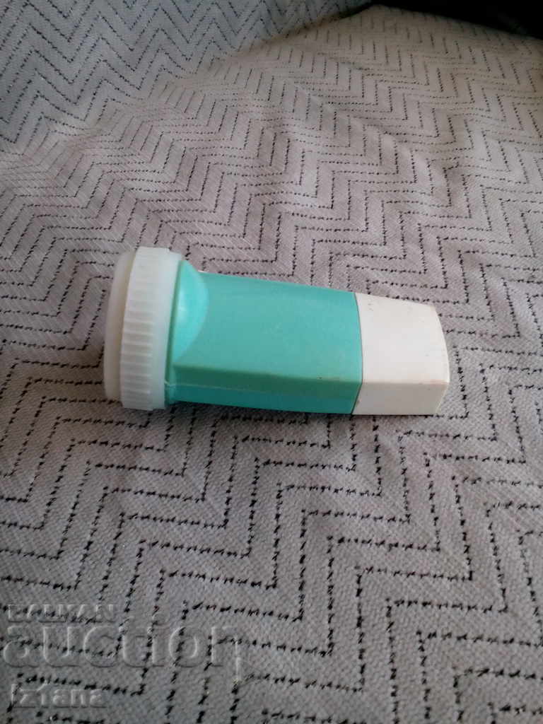 Old battery flashlight