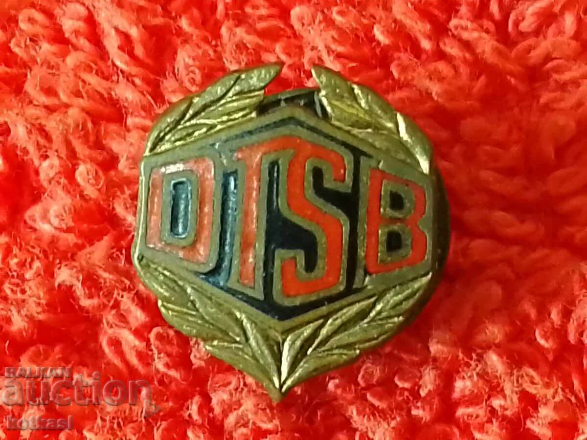 Delivery of Old badge on a screw sports federation of the GDR Germany