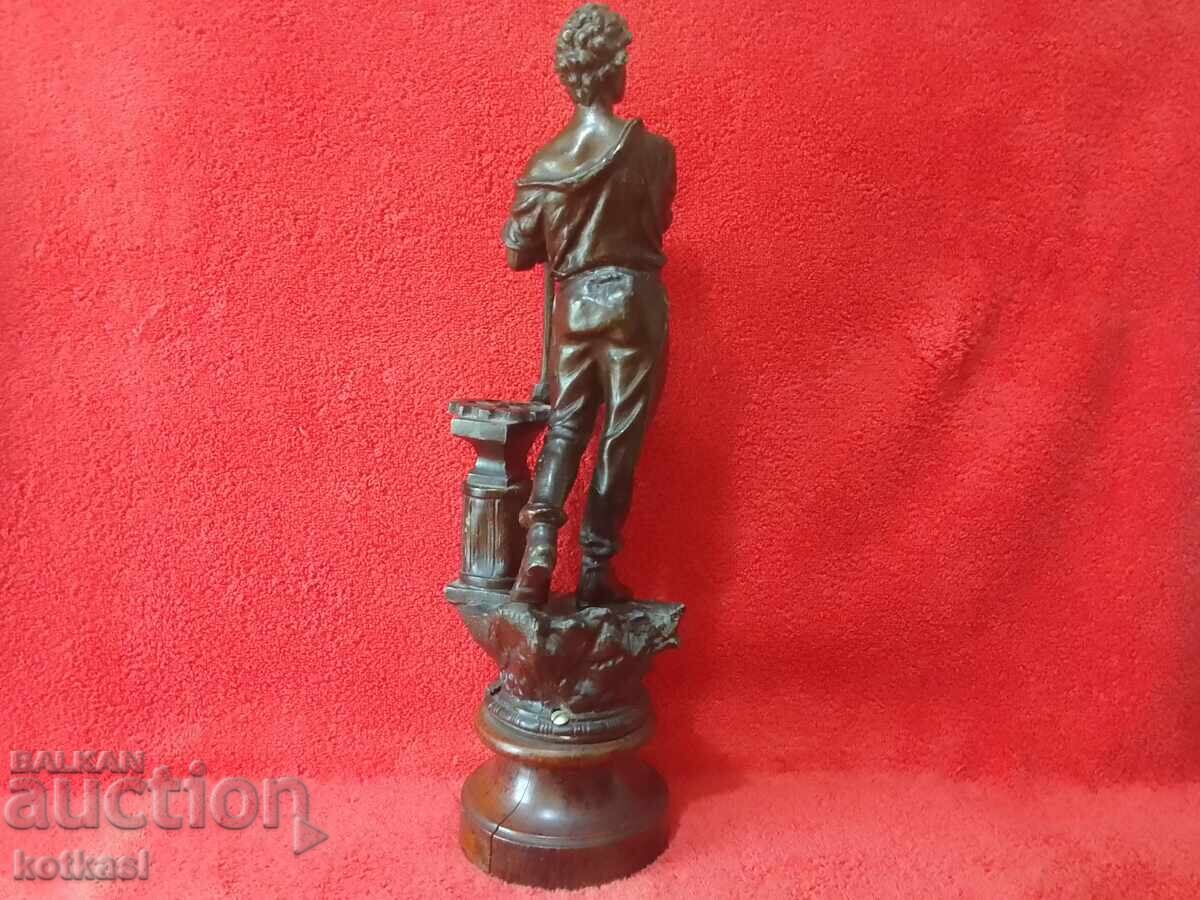 Auction Old metal figure of Male Master aluminum alloy tsam Auction Old metal figure of Male Master aluminum alloy tsam