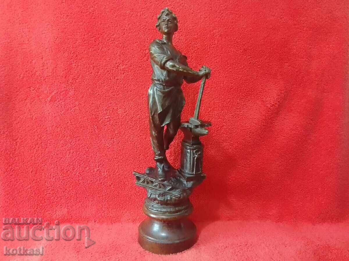 Old metal figure of Male Master aluminum alloy tsam Old metal figure of Male Master aluminum alloy tsam