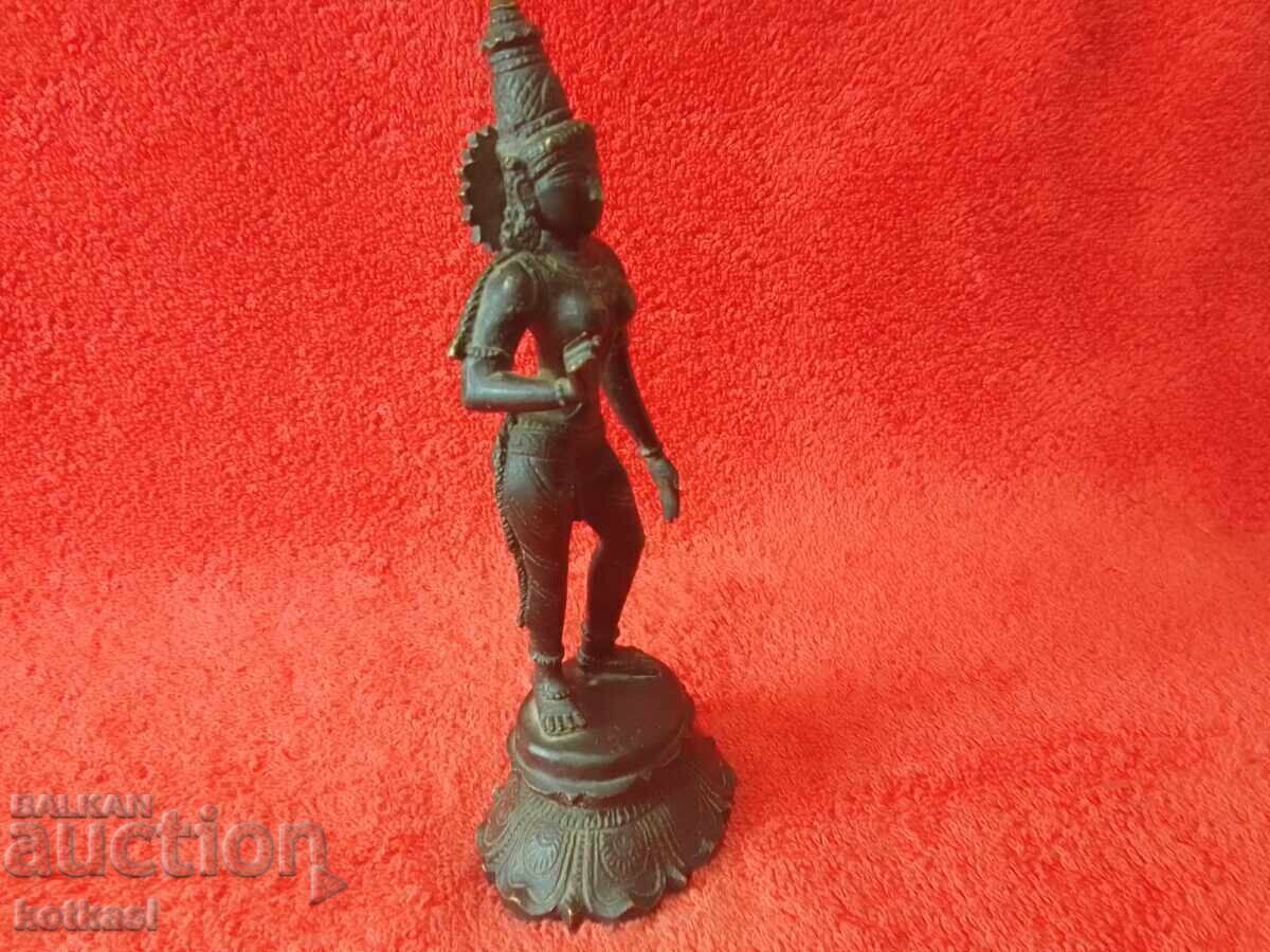 Old Bronze Figure Goddess Parvati Woman Dance - 6 Old Bronze Figure Goddess Parvati Woman Dance - 6