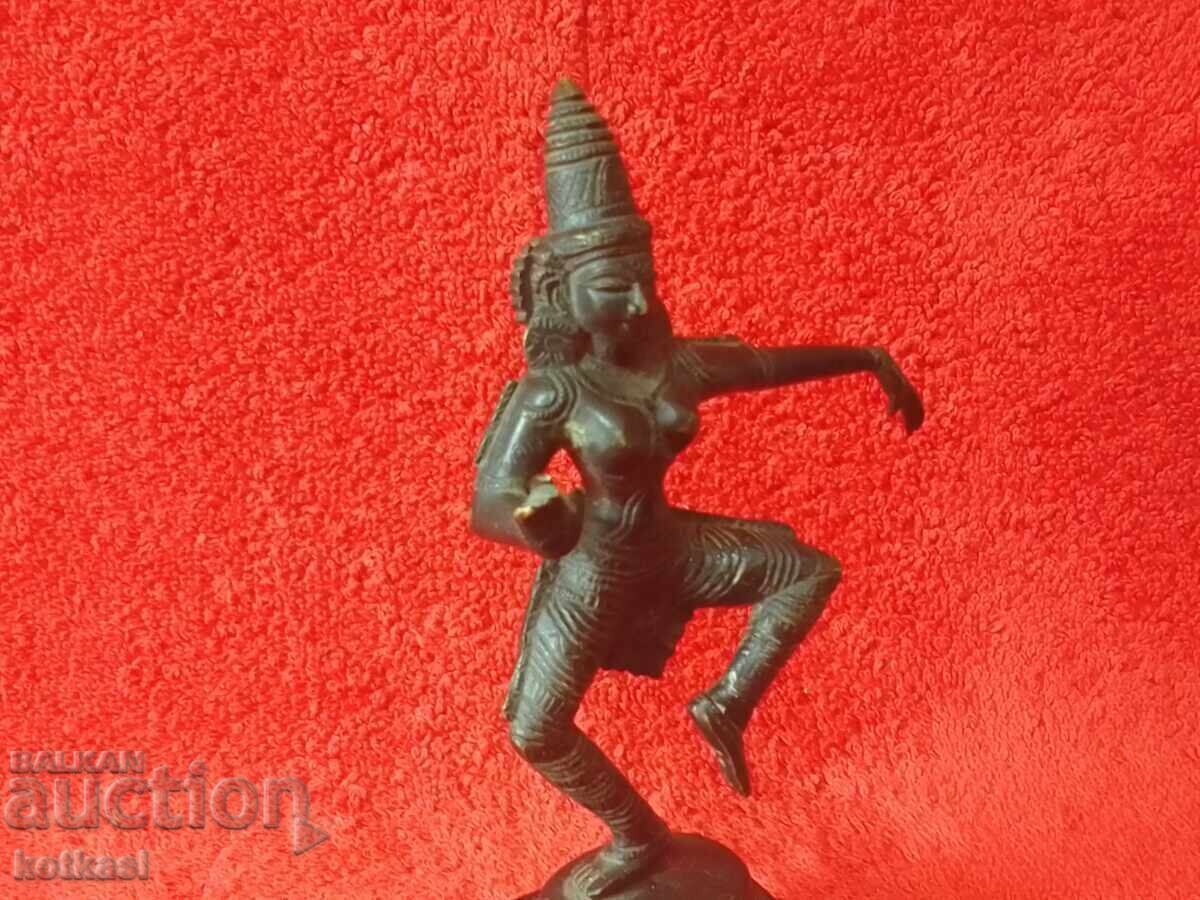 Old Bronze Figure of the Goddess Parvati Dancing Woman with price 355.50 BGN | € 181.76 Old Bronze Figure of the Goddess Parvati Dancing Woman with price 355.50 BGN | € 181.76