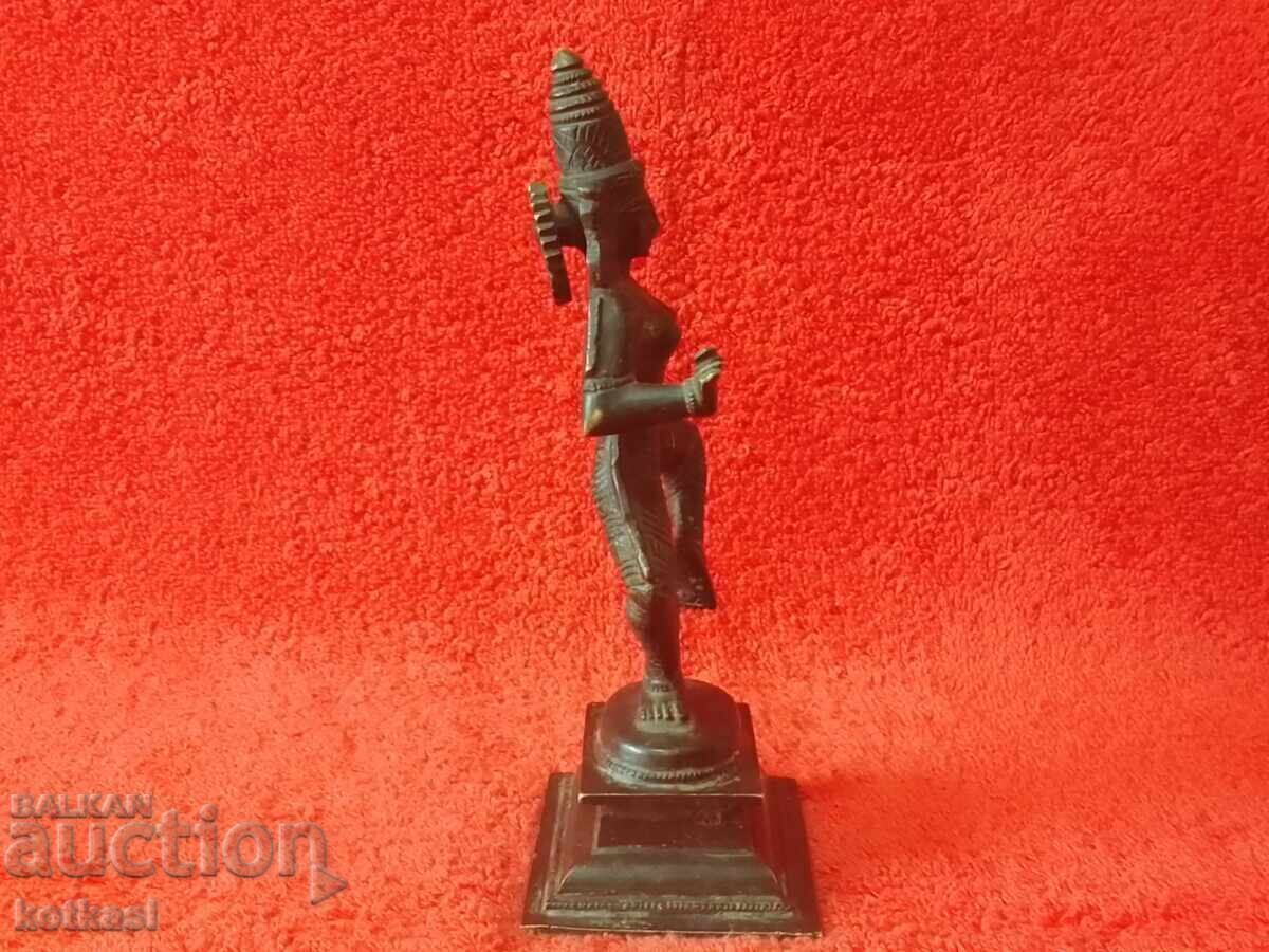 Auction Old Bronze Figure of the Goddess Parvati Dancing Woman Auction Old Bronze Figure of the Goddess Parvati Dancing Woman