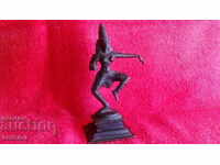 Old Bronze Figure of a Dancing Female Goddess Asia India