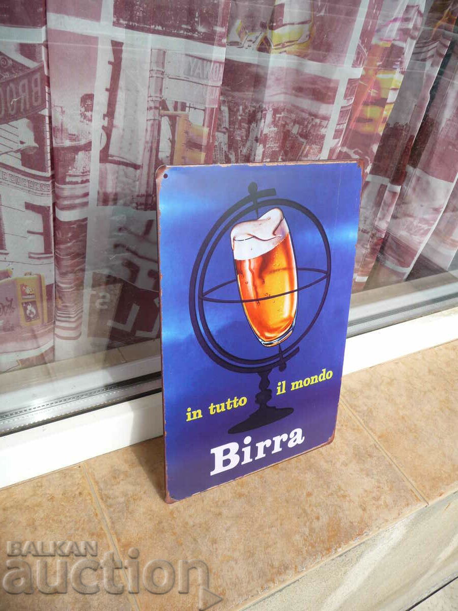 Metal Sign Beer Globe Bringing Cheers Worldwide with price 16.00 BGN | € 8.18 Metal Sign Beer Globe Bringing Cheers Worldwide with price 16.00 BGN | € 8.18