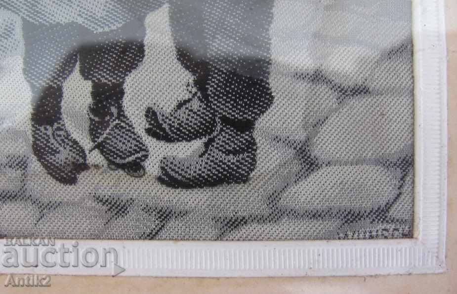 Auction 19th Century Machine Fabric Mini Tapestry Copyright Auction 19th Century Machine Fabric Mini Tapestry Copyright