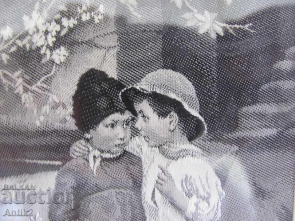 Delivery of 19th Century Machine Fabric Mini Tapestry Copyright Delivery of 19th Century Machine Fabric Mini Tapestry Copyright