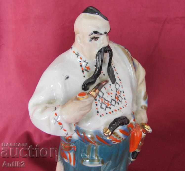 Old Porcelain Figure-Russian Ataman Marked - 5 Old Porcelain Figure-Russian Ataman Marked - 5