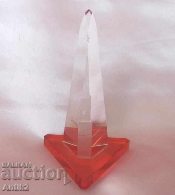 Old Crystal Glass Souvenir Kremlin Moscow - 5 Old Crystal Glass Souvenir Kremlin Moscow - 5