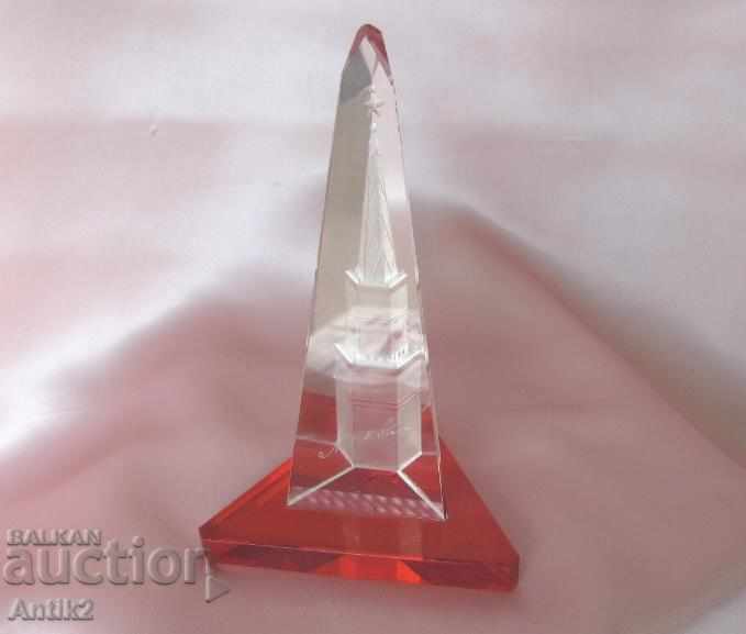 Old Crystal Glass Souvenir Kremlin Moscow - 7 Old Crystal Glass Souvenir Kremlin Moscow - 7