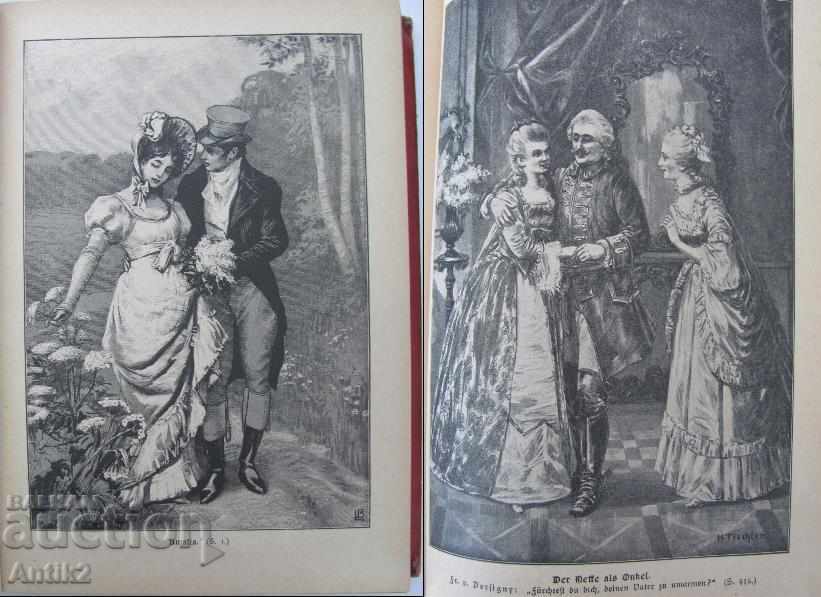 Auction Old SCHILLERS WERKE Book Auction Old SCHILLERS WERKE Book