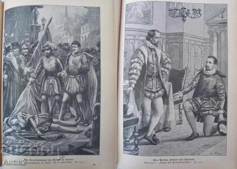 Delivery of Old SCHILLERS WERKE Book Delivery of Old SCHILLERS WERKE Book