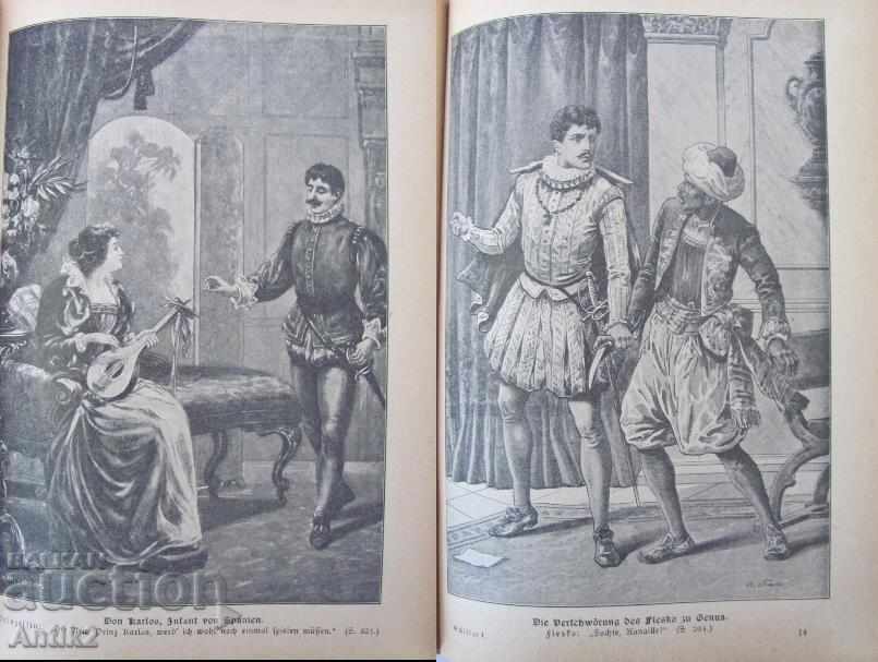 Old SCHILLERS WERKE Book - 5 Old SCHILLERS WERKE Book - 5