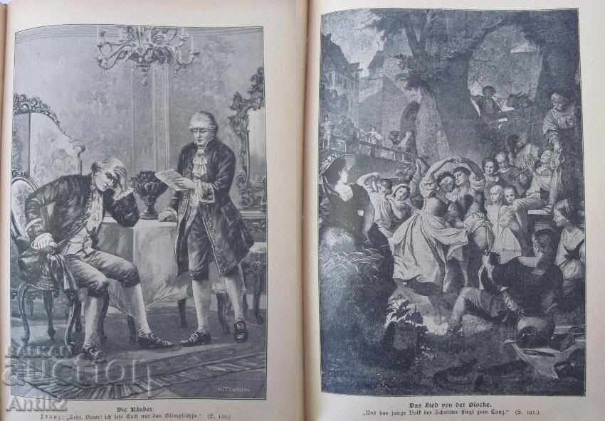 Old SCHILLERS WERKE Book - 6 Old SCHILLERS WERKE Book - 6