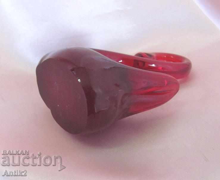 Old Morano Crystal Glass Figure-Swan - 6 Old Morano Crystal Glass Figure-Swan - 6