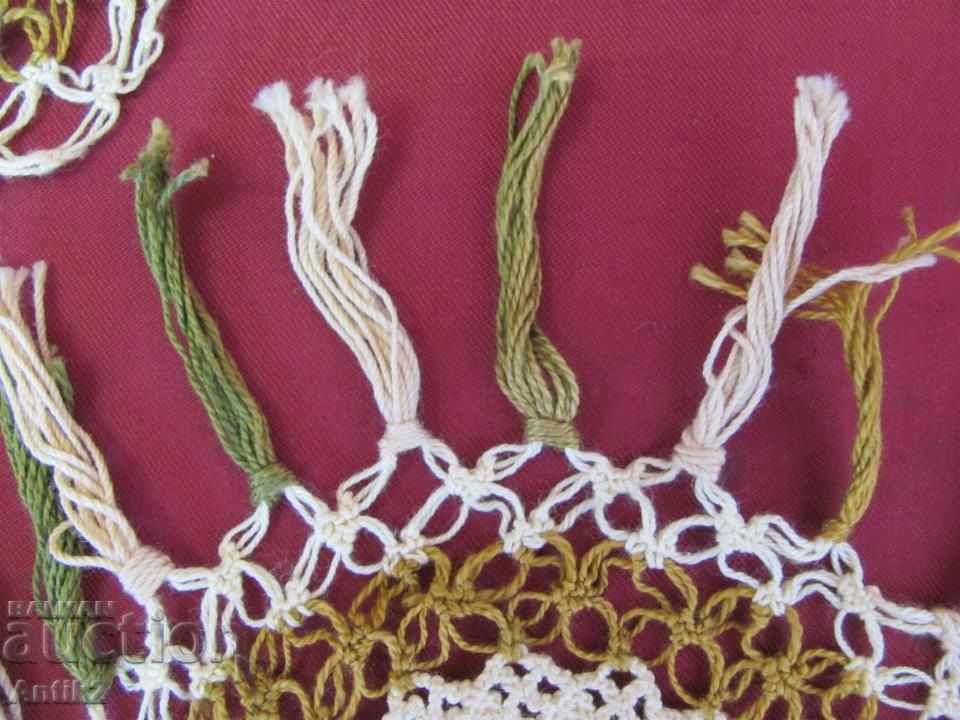 19th Century Old Handmade Motifs 2 pieces - 6