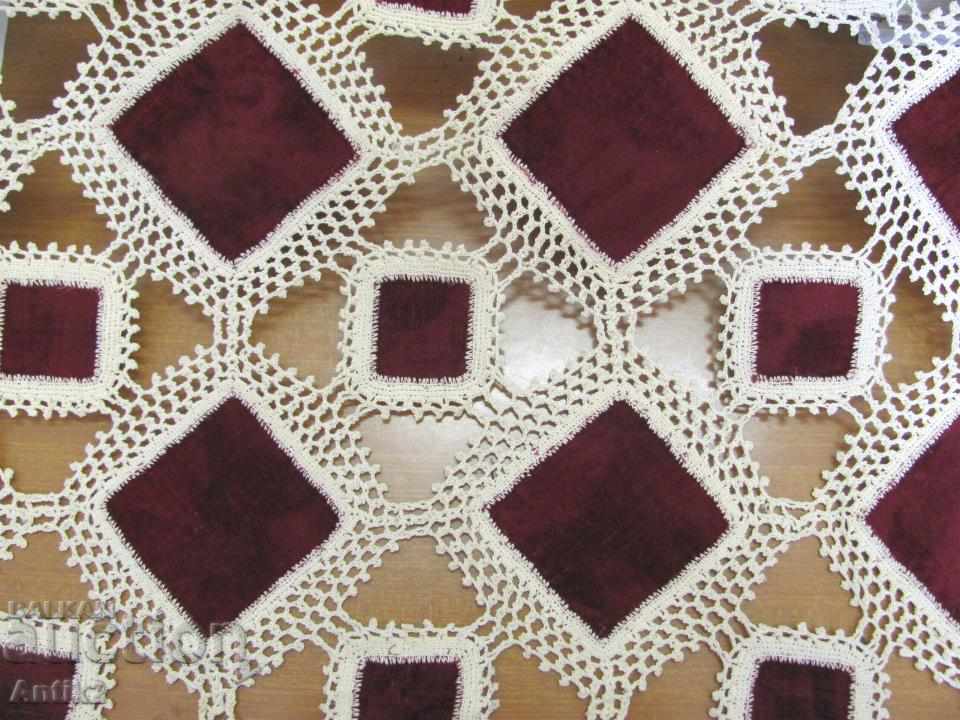 Delivery of 19th Century Handmade Tablecloth