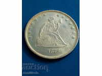 * $ * Y * $ * USA 1 SEATTED LIBERTY DOLLAR 1878 G - REPLICA * $ * Y * $ *