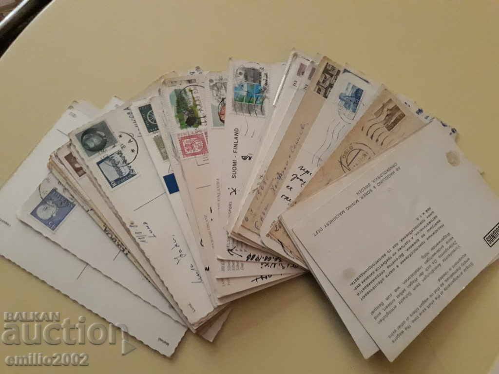 Postcards Scandinavia 40 pcs 1965-1975 with price 9.00 BGN | € 4.60